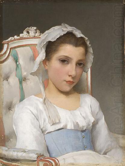 Portrait of a young girl, unknow artist